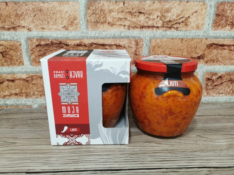 ajvar ljuti 550g moja zimnica