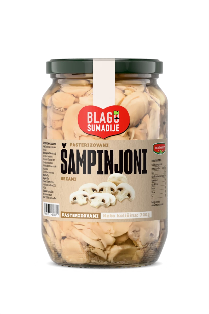 Pasterizovani šampinjoni Pasterizovani šampinjoni